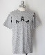 SECRET WORDS ��������å� ��� " AAA " S/S T-SHIRT (MOCK GRAY)