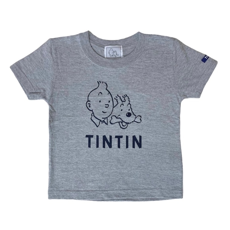 TINTIN イラスト 半袖Tシャツ ホワイト XXS T-shirt « Tintin face » white - Accueil | BOUTIQUE.TINTIN