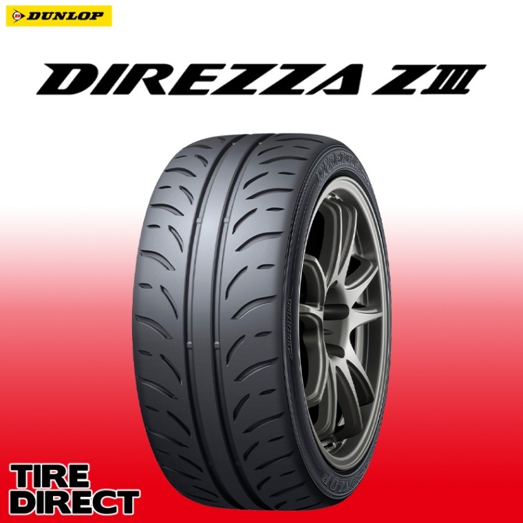 215/45R17（DUNLOP・DIREZZA β06)×4本（競技用タイヤ)