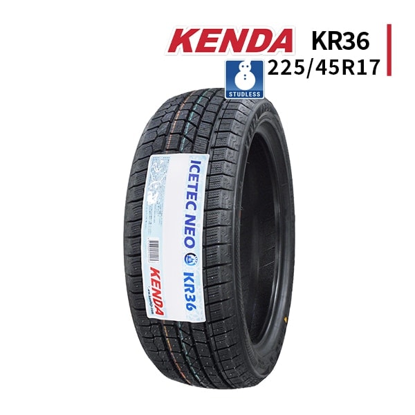 ◆225/45R17 91Q 2025年製 スタッドレスタイヤ KENDA KR36 ケンダ
