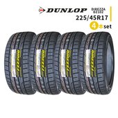 ◆4本セット 225/45R17 94W 2025年製造 DUNLOP DIREZZA DZ102 ダンロップ ディレッツァ|225/45R17|17インチ