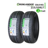 ◆2本セット 215/55R17 94V 2025年製造 GRENLANDER COLO H01 グリンランダー|215/55R17|17インチ