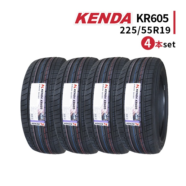 ◆4本セット 225/55R19 103W 2025年製造 KENDA KR605 ケンダ SUVタイヤ