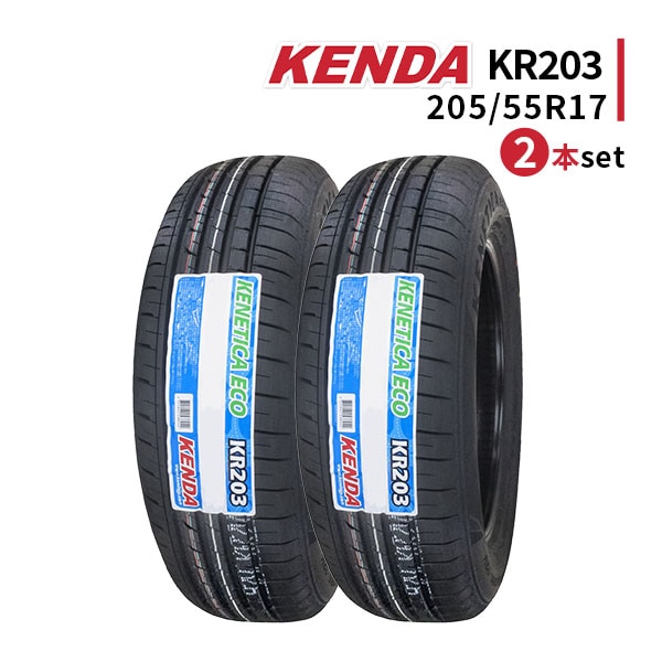 ◆2本セット 205/55R17 95V 2025年製造 KENDA KR203 ケンダ