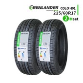 ◆2本セット 215/60R17 96T 2025年製造 GRENLANDER COLO H01 グリンランダー|215/60R17|17インチ