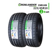 ◆2本セット 225/45R18 95W 2025年製造 GRENLANDER ENRI U08 グリンランダー|225/45R18|18インチ