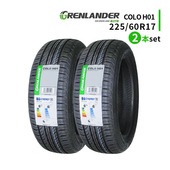 ◆2本セット 225/60R17 99H 2025年製造 GRENLANDER COLO H01 グリンランダー|225/60R17|17インチ