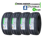 ◆4本セット 175/55R15 77H 2025年製 スタッドレスタイヤ GRENLANDER ICEHAWKE 1 グリンランダー|175/55R15|スタッドレスタイヤ