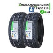 ◆2本セット 225/55R18 98H 2025年製 スタッドレスタイヤ GRENLANDER ICEHAWKE 1 グリンランダー|225/55R18|スタッドレスタイヤ