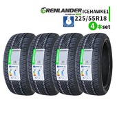 ◆4本セット 225/55R18 98H 2025年製 スタッドレスタイヤ GRENLANDER ICEHAWKE 1 グリンランダー|225/55R18|スタッドレスタイヤ