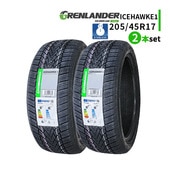 ◆2本セット 205/45R17 88V 2025年製 スタッドレスタイヤ GRENLANDER ICEHAWKE 1 グリンランダー|205/45R17|スタッドレスタイヤ