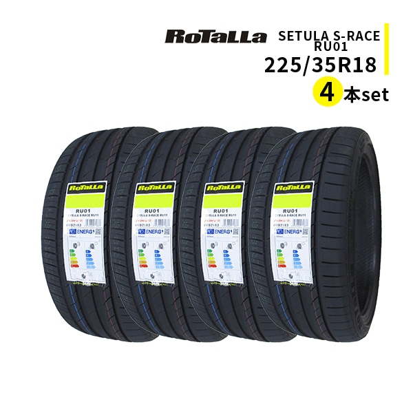 ◆4本セット 225/35R18 87Y 2025年製造 RoTaLLa SETULA S-RACE RU01 ロターラ