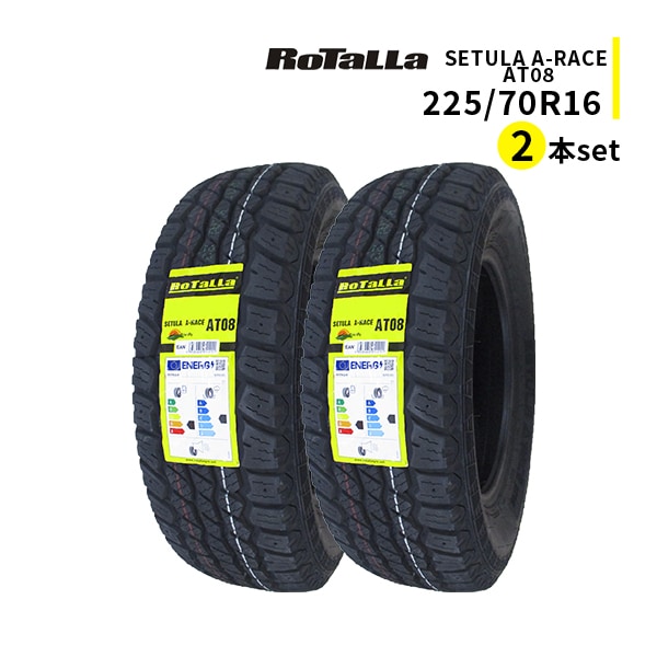 ◆2本セット 225/70R16 103T 2025年製造 RoTaLLa SETULA A-RACE AT08 ロターラ