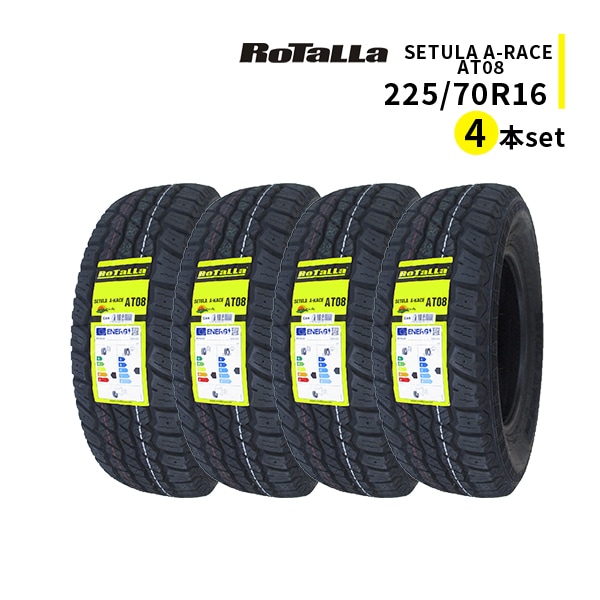 ◆4本セット 225/70R16 103T 2025年製造 RoTaLLa SETULA A-RACE AT08 ロターラ