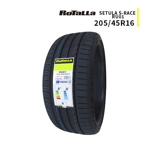 ◆205/45R16 87W 2026年製造 RoTaLLa SETULA S-RACE RU01 ロターラ