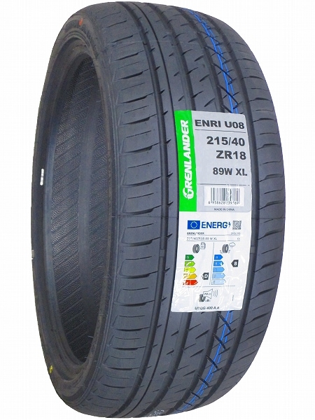 激安 ◇215/40R18 89W 2025年製造 GRENLANDER ENRI U08 グリン