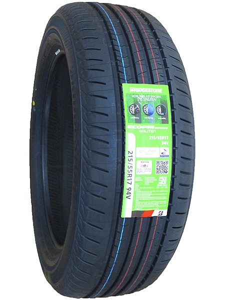 215/55 R17、 BRIDGESTONE Ecopia タイヤ 2023年 激安 ◇215/55R17 94V 2025年製造 BRIDGESTONE ECOPIA EP300