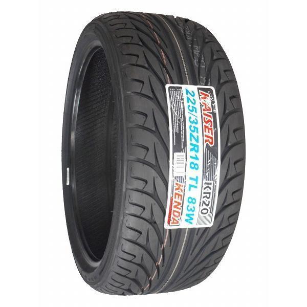 225/35R18 ケンダ　KR20 2本　中古　19年製 楽天市場】225/35R18 18インチ KENDA ケンダ KR20 KAISER