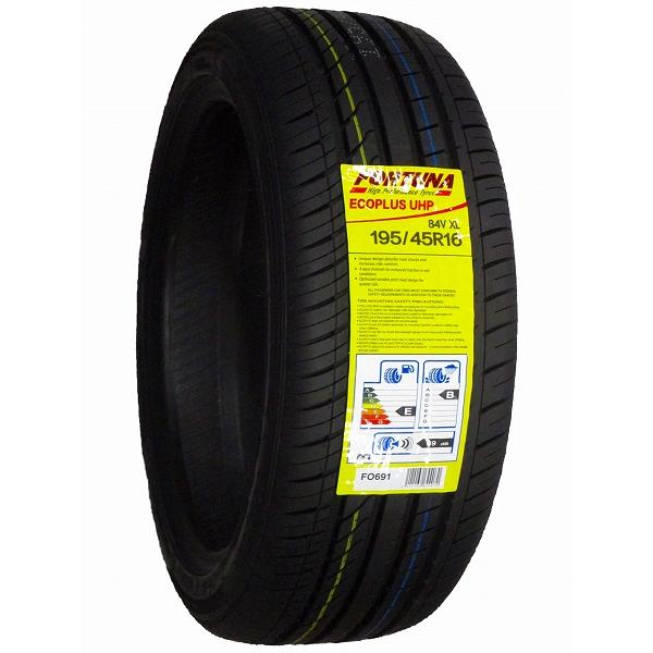 激安 ◇195/45R16 84V 2023年製造 FORTUNA ECOPLUS UHP フォーチュナ  