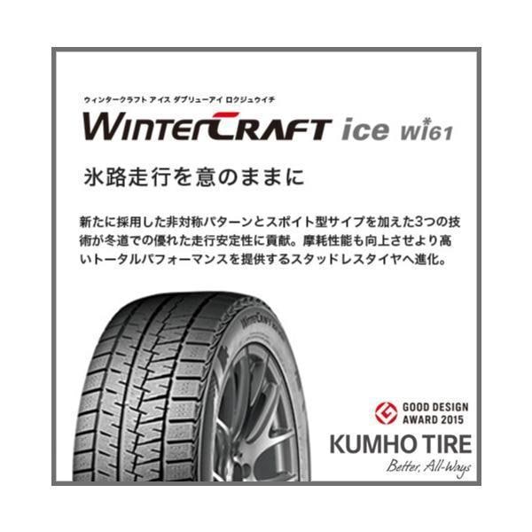 激安 ◇195/65R15 91R 2025年製 スタッドレスタイヤ KUMHO WINTERCRAFT