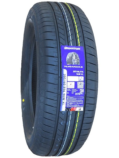 激安 ◇205/60R16 96W 2025年製造 BRIDGESTONE TURANZA 6 ブリヂストン