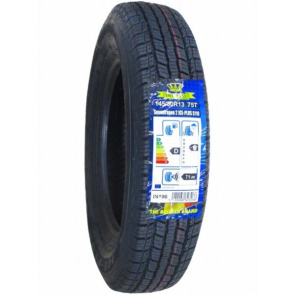 激安 ◇145/80R13 75T 2024年製 スタッドレスタイヤ IMPERIAL S110  