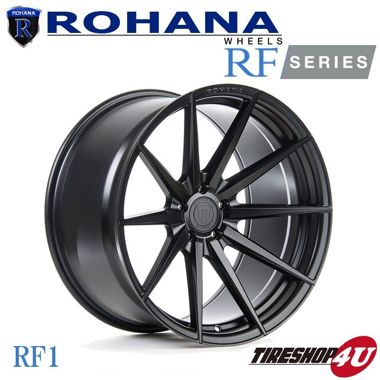 ROHANA RFX1 20×9 5/120 +20 マットブラック ロハナ 軽量 フローフォーミング アルミホイール単品 メーカー取り寄せ