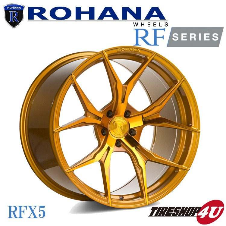 ROHANA RFX5 20×9 5/120 +20 グロスゴールド ロハナ 軽量 フロー 
