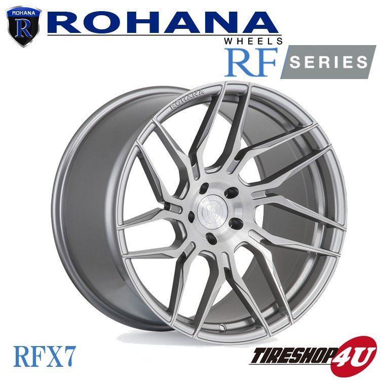 Fumino Fukayaホイール側 CBA Retour 480サイズ ROHANA RFX7 20×9 5/112 +25 ブラッシュドチタニウム ロハナ 軽量