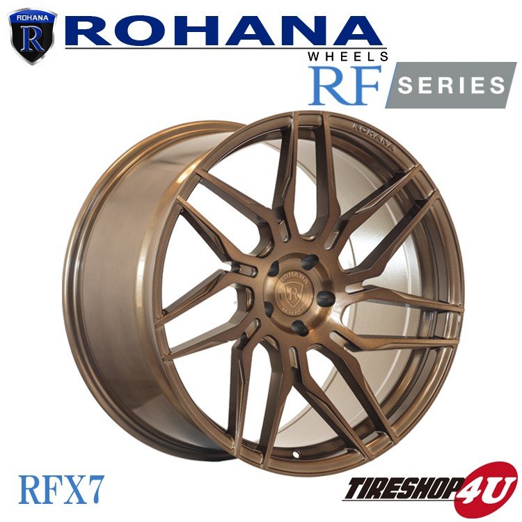 Rohana Wheels JPN | RFX10 22インチ ゴールド 5スポーク アルミ