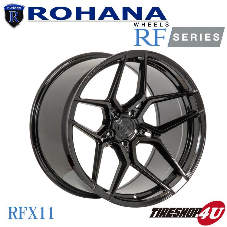 ROHANA RFX11 20×9 5/120 +35 グロスブラック ロハナ 軽量 フロー 