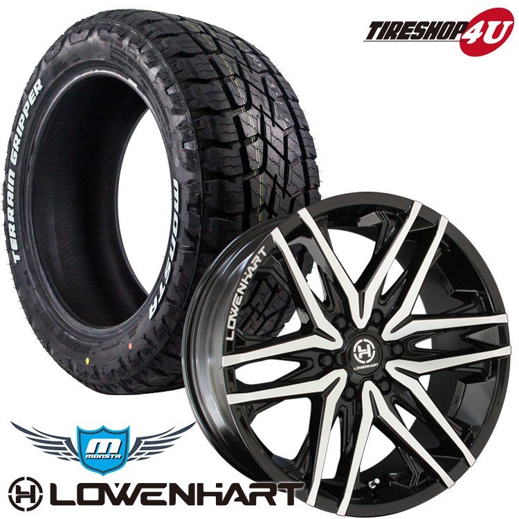 LOWENHART GXL106 20x8.5 6/139.7 ET20 MOZZO STX 265/50R20 150