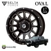 DELTA FORCE OVAL 17x8.0 6/139.7 +20 �֥�å��ޥ��˥� TRAVIA H/T LT265/70R17 OWL �����ȥ饤��ۥ磻�ȥ쥿�� ���� �����������ߥۥ�����4�ܥ��å�
