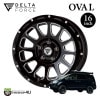 DELTA FORCE OVAL 16x7.0 5/114.3 +42 �֥�å��ޥ��˥� �֥�¥��ȥ� DUELER H/L 850 215/70R16 ���ʥ����������ߥۥ�����4�ܥ��å� �ǥꥫ D5 �ǥ륿�ե����� �����Х�
