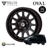 DELTA FORCE OVAL 16x7.0 5/114.3 +42 �ޥåȥ֥�å� YOKOHAMA GEOLANDAR M/T G003 225/75R16 ���ʥ����������ߥۥ�����4�ܥ��å� �ǥꥫ D5 �ǥ륿�ե����� �����Х�