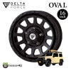 DELTA FORCE OVAL 16x5.5J 5/139.7 +20 hab 108.8եޥåȥ֥å  ˡ JA22/JB23/JB64 ǥ륿ե Х ߥۥñ 16