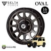DELTA FORCE OVAL 16x5.5J 5/139.7 +20 hab 108.8�եޥåȥ��⡼���ݥ�å��� ������ ����ˡ� JA22/JB23/JB64 �ǥ륿�ե����� �����Х� ����ߥۥ�����ñ�� 16�����