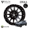 DELTA FORCE OVAL 17x7.0J 5/114.3 +32 hab 73ե֥åޥ˥ ȥ西 RAV4 ǥ륿ե Х ߥۥñ 17