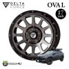 DELTA FORCE OVAL 17x7.0J 5/114.3 +32 hab 73եޥåȥ⡼ݥå ȥ西 RAV4 ǥ륿ե Х ߥۥñ 17