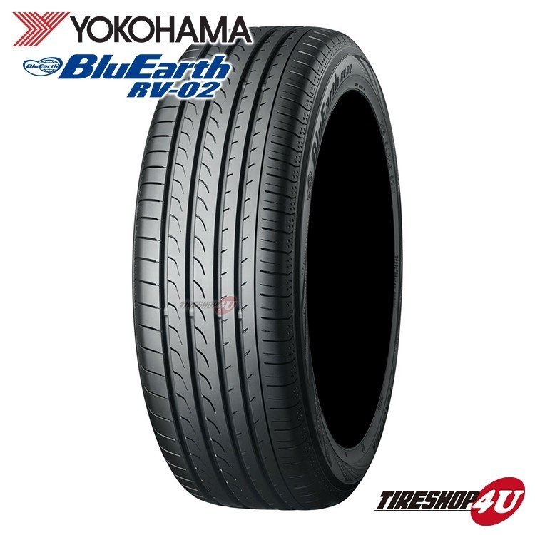 夏タイヤ 225/45R19 ヨコハマ BluEarth RV-02 YOKOHAMA ヨコハマ BluEarth ブルーアース RV-02 225/45R19 96W XL 225