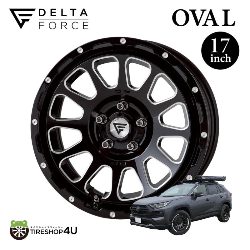 DELTA FORCE OVAL 16x7.0 5/114.3 +42 �֥�å��ޥ��˥� MUDSTAR RADIAL M/T 215/70R16 ���ʥ����������ߥۥ�����4�ܥ��å� �ǥꥫ D5 �ǥ륿�ե����� �����Х�