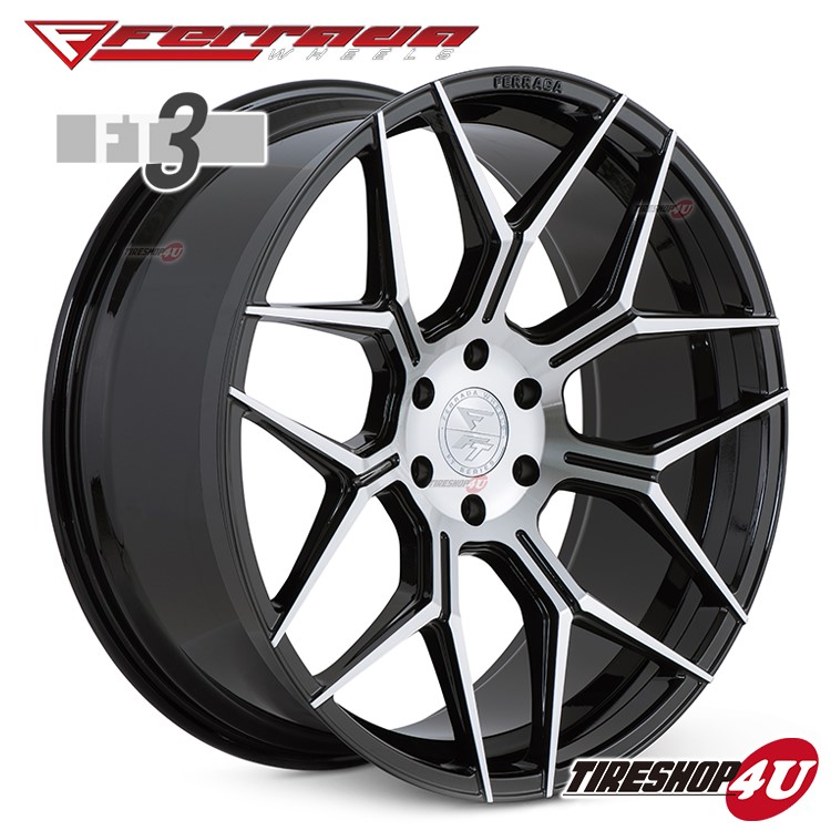 FERRADA FT3 ダッジ ラム1500 22x9.5J ET20 CB:77.8 マットブラック