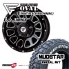 DELTA FORCE OVAL 16x5.5J 5/139.7 +20 �֥�å��ޥ��˥� MUD STAR RADIAL M/T 215/70R16 ����ˡ� JB64 ���ʥ����������ߥۥ�����4�ܥ��å� 