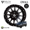 DELTA FORCE OVAL 16x7.0J 5/114.3 +35 hab 73ե֥åޥ˥ ǥꥫD5 MC ߷ ǥ륿ե Х ߥۥñ 16