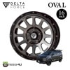 DELTA FORCE OVAL 16x7.0J 5/114.3 +35 hab 73եޥåȥ⡼ݥå ǥꥫD5 MC ߷ ǥ륿ե Х ߥۥñ 16