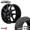 NITRO POWER DERINGER 18x7.0J 5/114.3+42 SGBK MUDSTAR RADIAL A/T 225/55R18 �ۥ磻�ȥ쥿�� ���ʥ����������ߥۥ�����4�ܥ��å� 