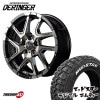 NITRO POWER DERINGER 18x7.0J 5/114.3+42 BKM MUDSTAR RADIAL M/T 235/55R18 �ۥ磻�ȥ쥿�� ���ʥ����������ߥۥ�����4�ܥ��å� 