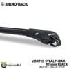 RHINO-RACK �饤�Υ�å� VORTEX STEALTHBAR BLACK 2 BAR ROOF RACK Jeep ��ͥ����� �ܥ�ƥå������ƥ륹�С� �֥�å� 2�� ����դ����å� JA7980