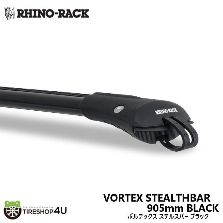 RHINO-RACK ライノラック VORTEX STEALTHBAR BLACK 2 BAR ROOF RACK Jeep レネゲード ボルテックスステルスバー ブラック 2本 取り付けキット JA7980