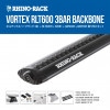RHINO-RACK �饤�Υ�å� VORTEX RLT600 BLACK 3 BAR BACKBONE ROOF RACK Jeep ��󥰥顼 JK �ܥ�ƥå����С� �֥�å� 3�� ����դ����å�JA6390